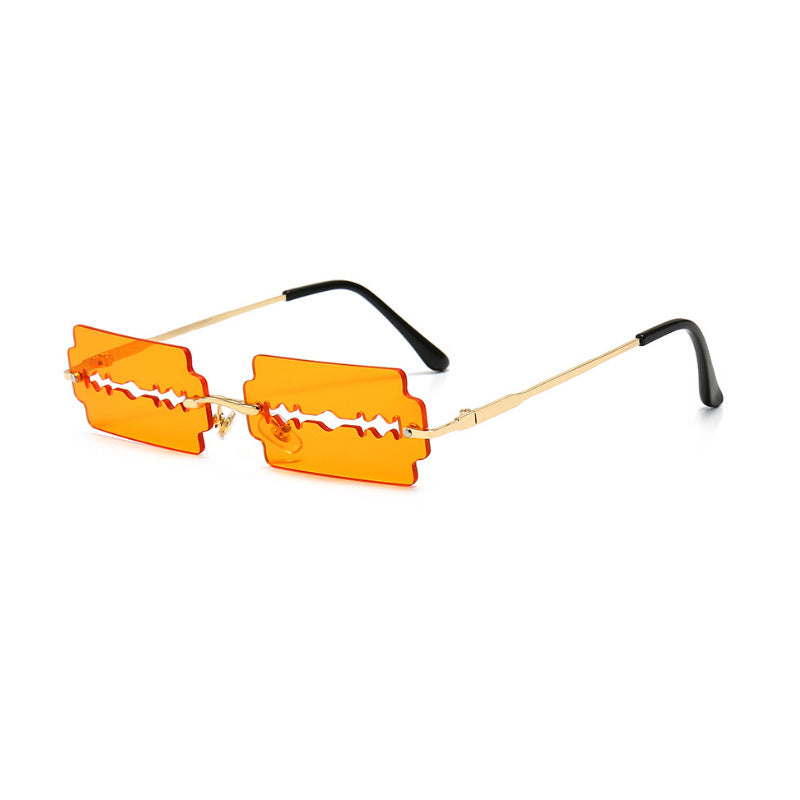 My Store 3 trendy hollow blade style sunglasses for fashionistas with sleek black frames and modern design