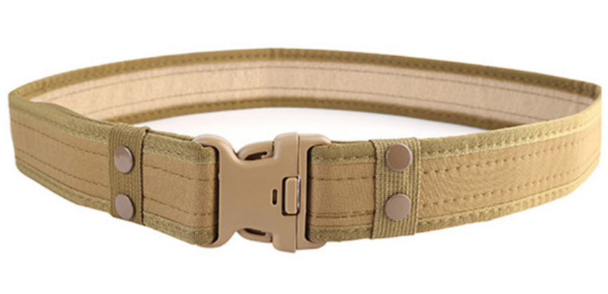 Quickfit tactical canvas belt for men in army style, featuring durable design and adjustable fit from My Store 3.
