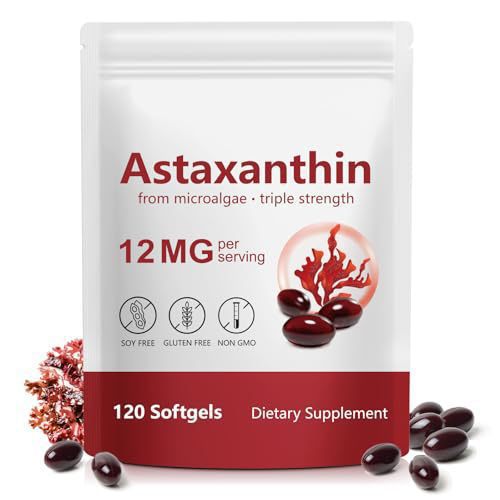 Astaxanthin Antioxidant Dietary Supplement FOR SKIN CARE