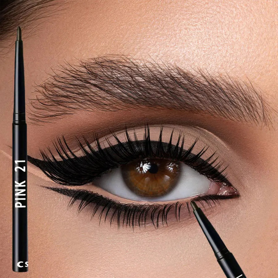 3PCS Waterproof Black Eyeliner Pencil Set