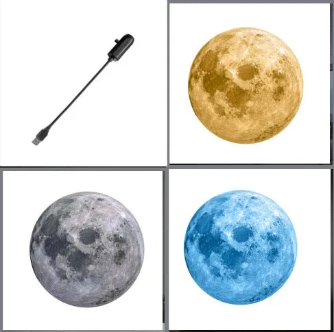 LED Planet Projector Lamp 1/3/6/10 Patterns Moon Light USB Moon Earth Planet Lamp Decoration Night Light Festival Gift