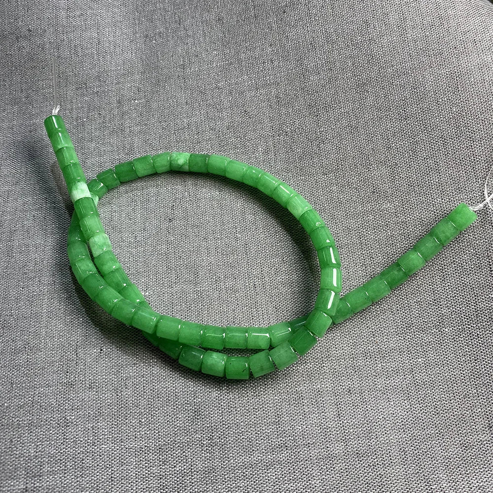 Natural Stone Gem Cylindrical Semi-precious  Beads DIY Retro Necklace Bracelet Earrings Jewelry Accessories Gift Making
