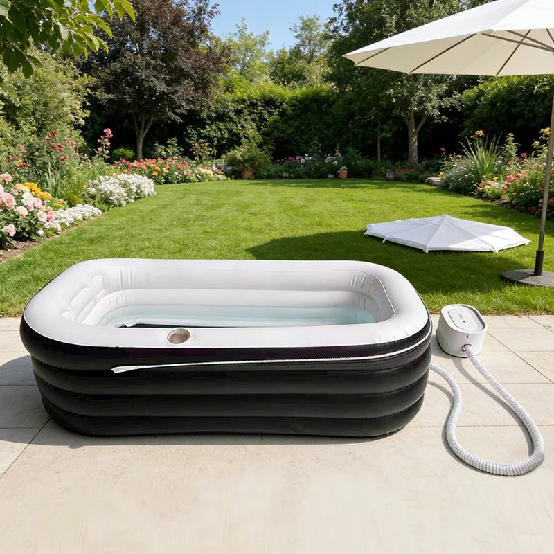 Bubble Heating & 6-Speed Control Bubble Message Bathtub