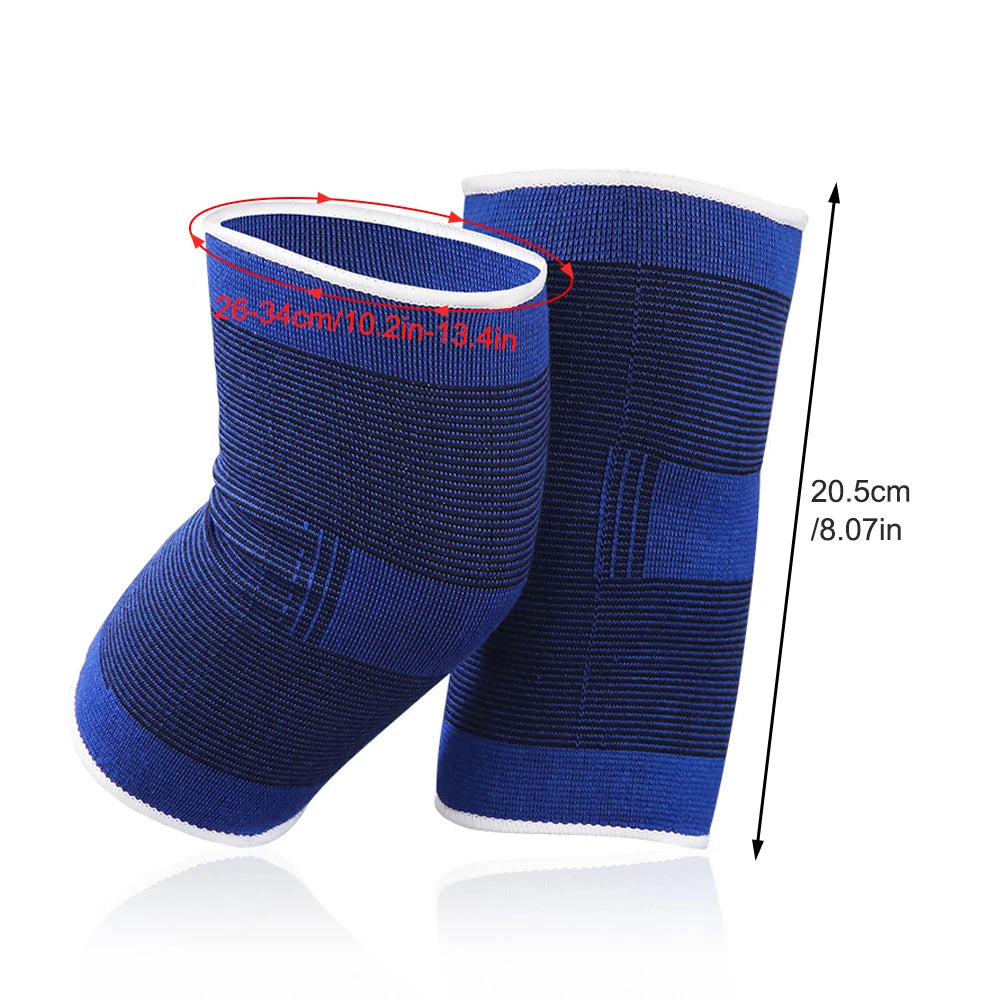 BraceTop 1 Pair Sports Knee Support Brace Wraps Compression Sleeve Stabilizer for Arthritis Meniscus Patella Protector Running