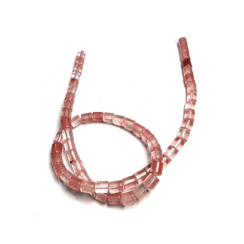Natural Stone Gem Cylindrical Semi-precious  Beads DIY Retro Necklace Bracelet Earrings Jewelry Accessories Gift Making