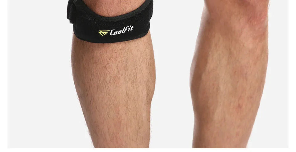 CoolFit 1PCS Knee Brace Support Knee pad Protective Sports Knee Protector Band Brace Meniscus Support Knee Injury Recovery