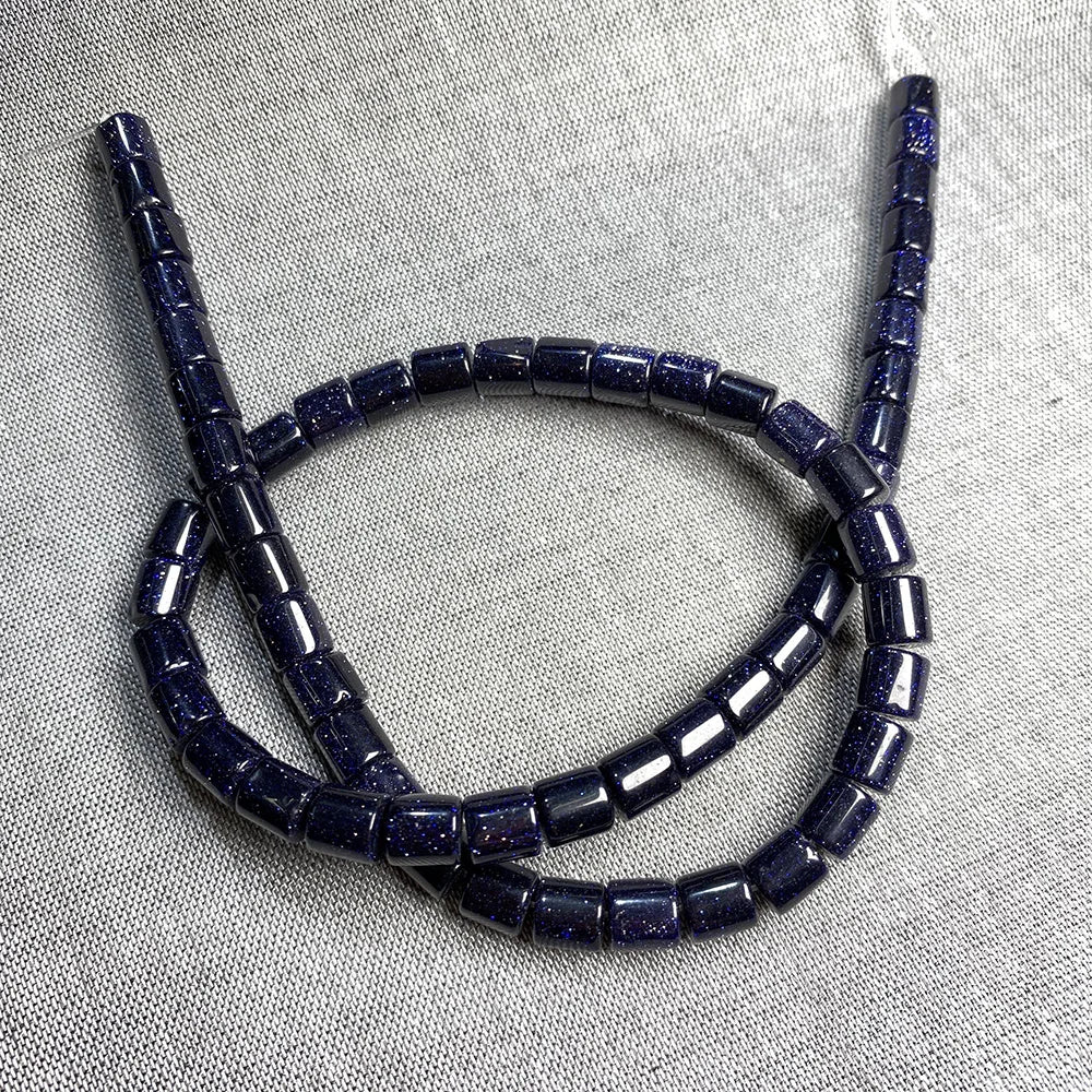 Natural Stone Gem Cylindrical Semi-precious  Beads DIY Retro Necklace Bracelet Earrings Jewelry Accessories Gift Making