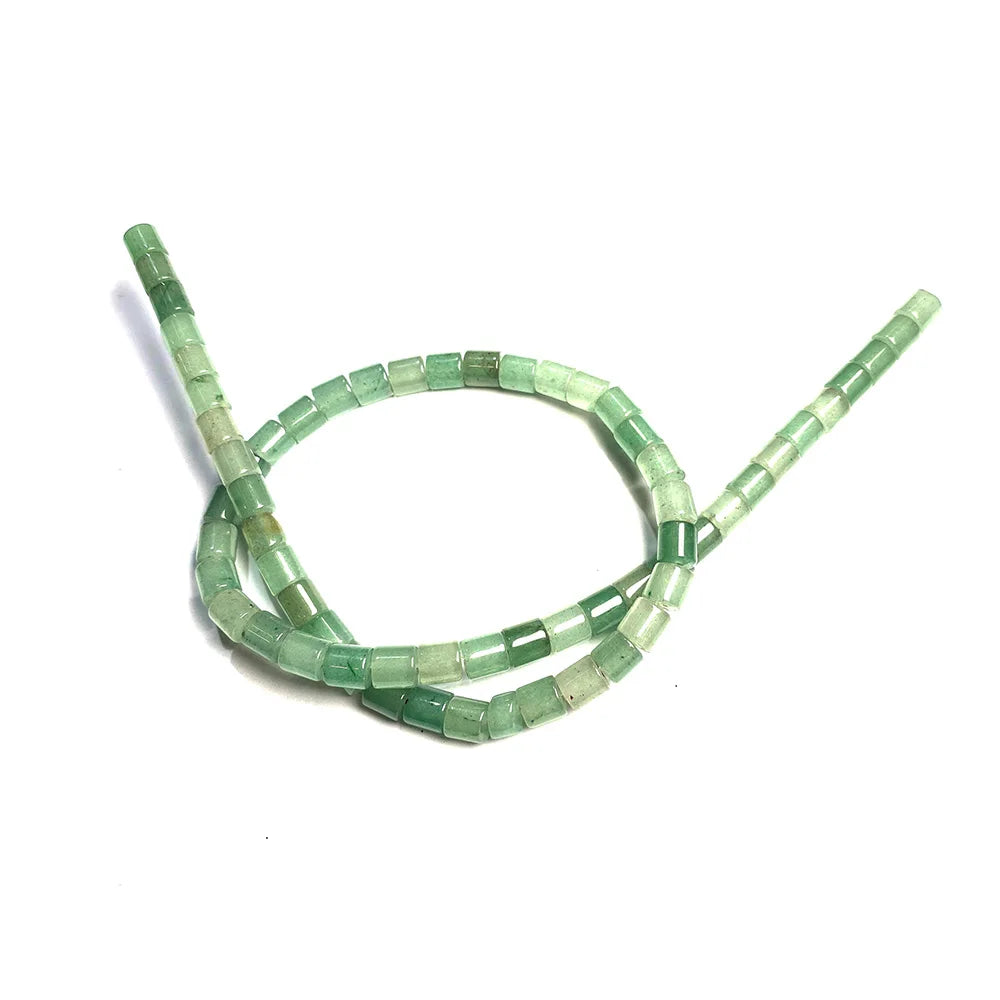 Natural Stone Gem Cylindrical Semi-precious  Beads DIY Retro Necklace Bracelet Earrings Jewelry Accessories Gift Making