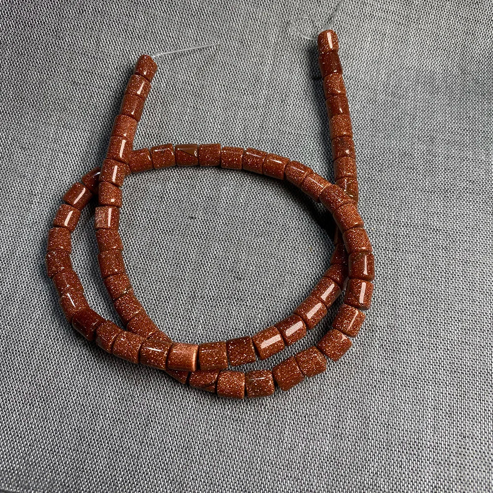 Natural Stone Gem Cylindrical Semi-precious  Beads DIY Retro Necklace Bracelet Earrings Jewelry Accessories Gift Making