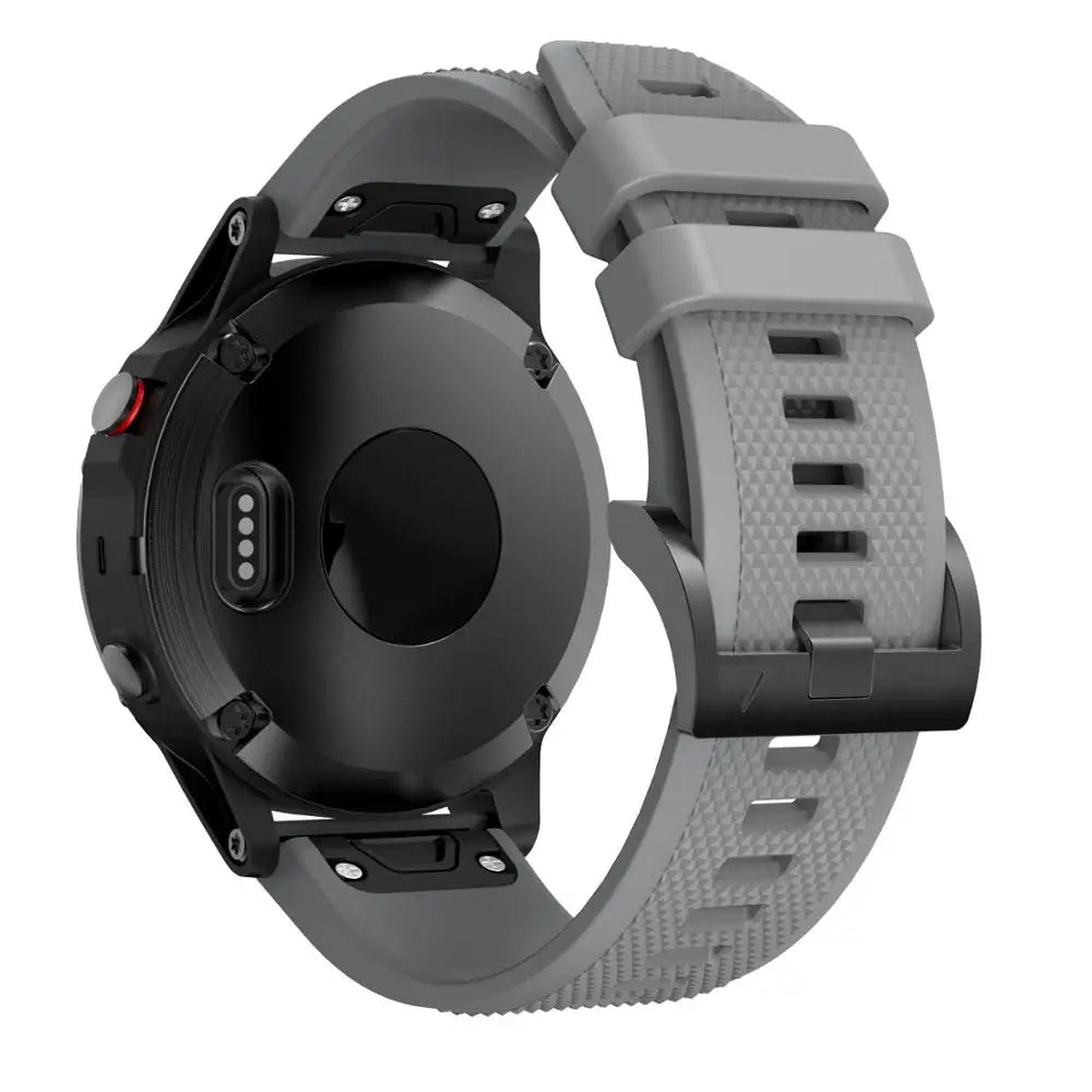 22MM fashion style Strap For Garmin Fenix 5 Watch Silicone Wrist Band For Garmin Fenix 5 Plus Strap For Garmin Fenix 6 Watchband