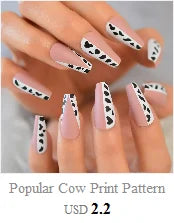 Shiny Punk Style Metallic Silver Coffin False Fake Nails Metal Plating Acrylic Reflective Mirror Press on Ballet Nail Art Tips