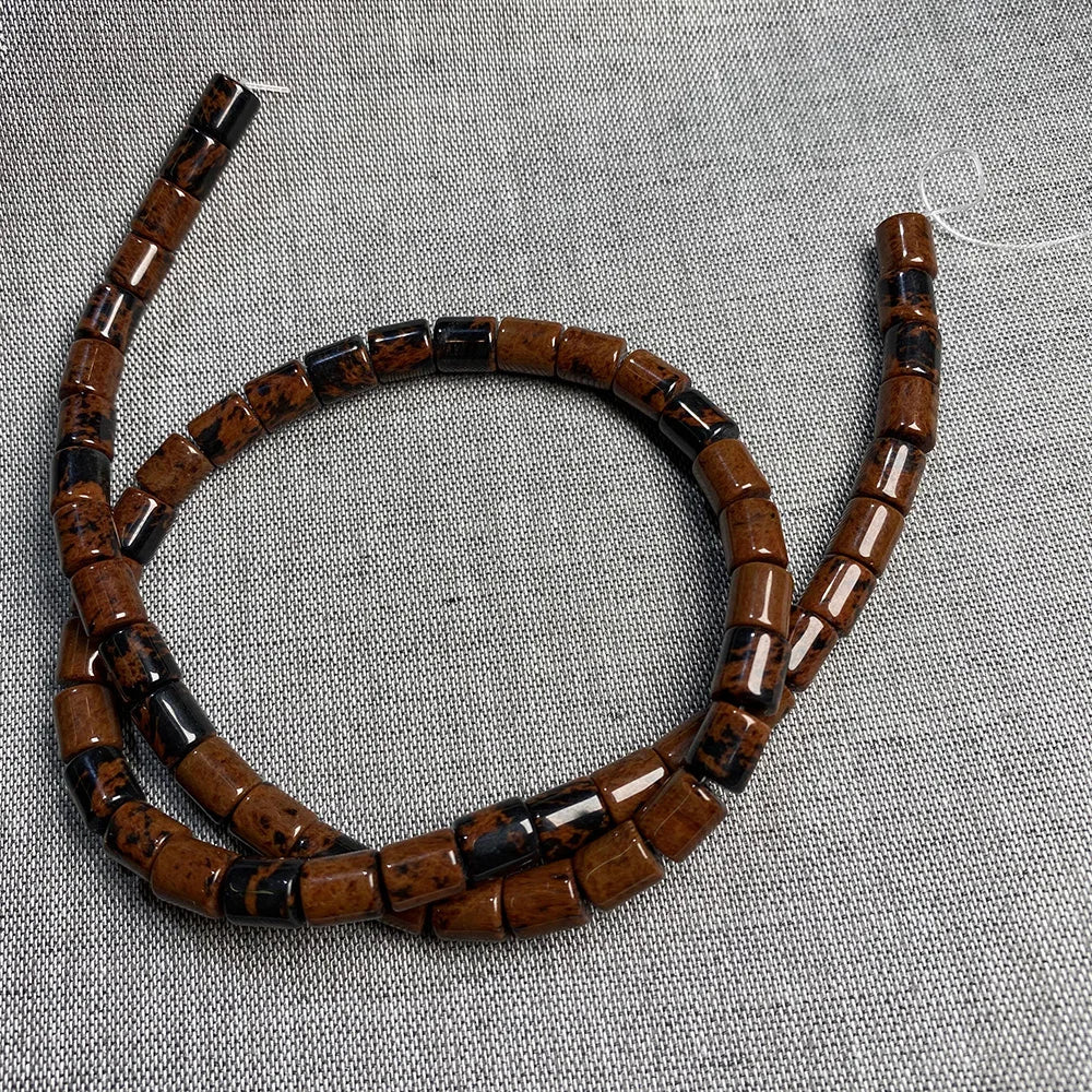 Natural Stone Gem Cylindrical Semi-precious  Beads DIY Retro Necklace Bracelet Earrings Jewelry Accessories Gift Making