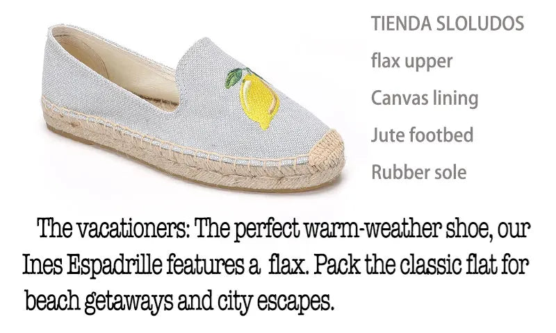 Women’s Grey Platform Espadrille Flats Shoes