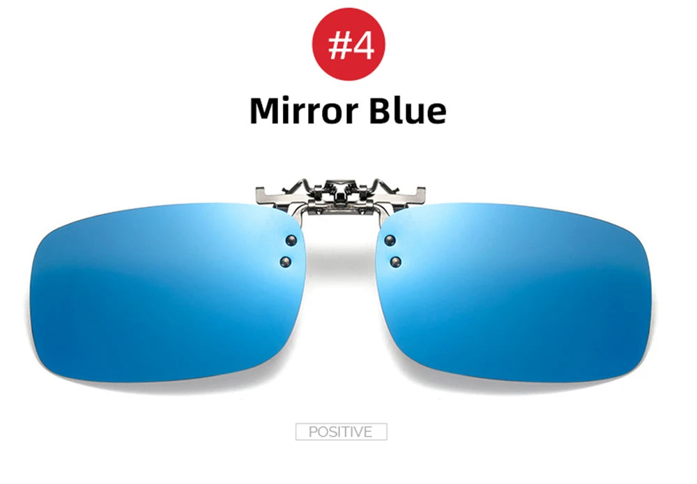 2026 Trending Product Flip Up Clip on Sun Glasses Men Car Driving Eyelasses Light Fishing Female  Polarized Night Vision Lens