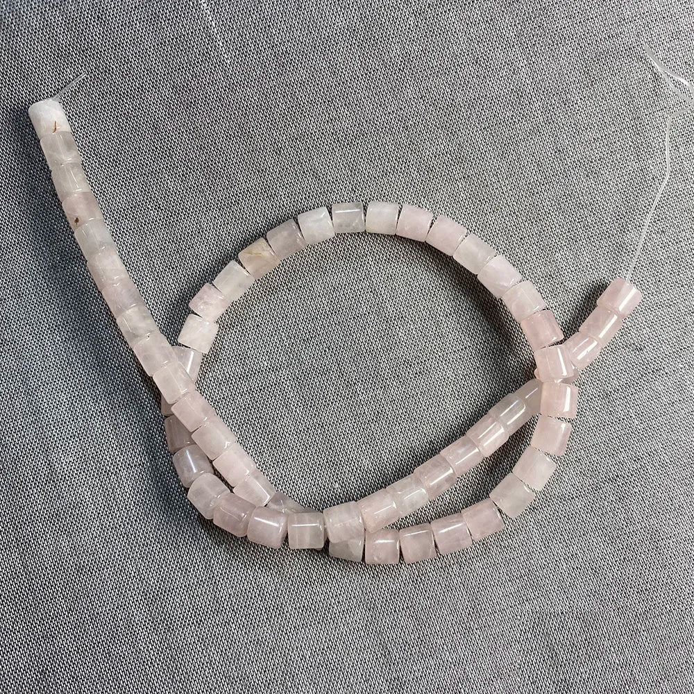 Natural Stone Gem Cylindrical Semi-precious  Beads DIY Retro Necklace Bracelet Earrings Jewelry Accessories Gift Making