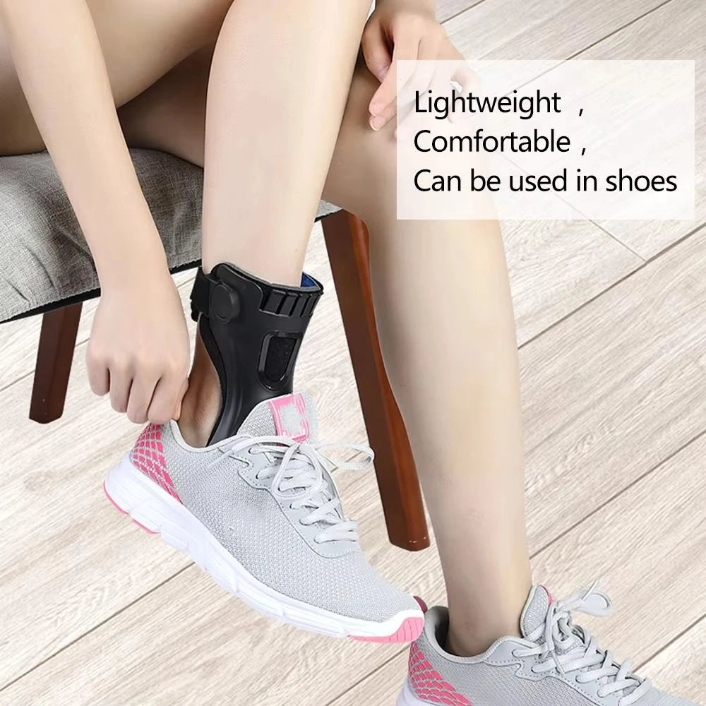 Knob Adjustment Plantar Fasciitis Splint Brace Buckle Airbag Dorsal Drop Foot Orthopedic Brace Comfortable Skin-friendly