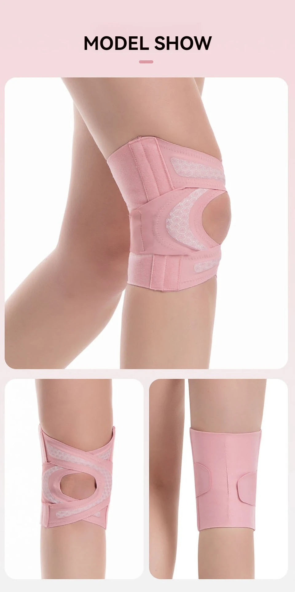 GTUBIKE 1PCS Thin Cross Sports Knee Brace Meniscus Protection Knee Support for Running Sports Non-Slip Compression Knee Sleeve