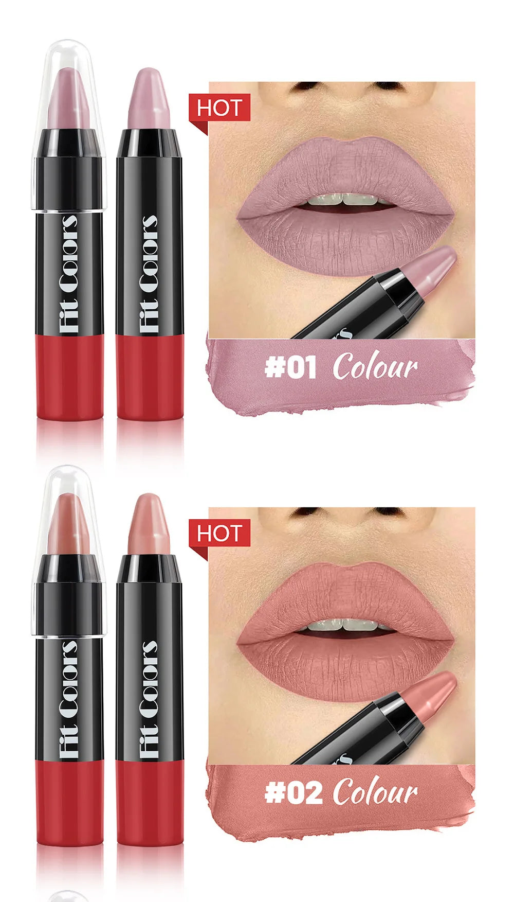 Matte Brown Lip Liner Pencil Lip Outline Contouring Lasting Waterproof Lipstick Crayon Pigments Moisturizing Lip Balm Cosmetics