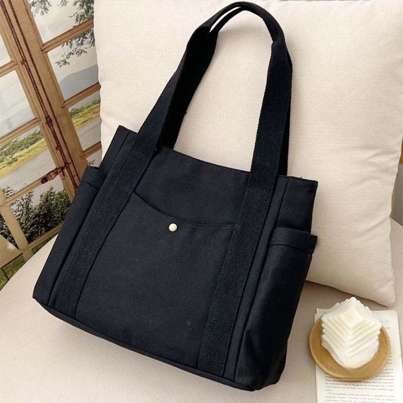 =Women’s Casual Canvas Commuter Tote Bag