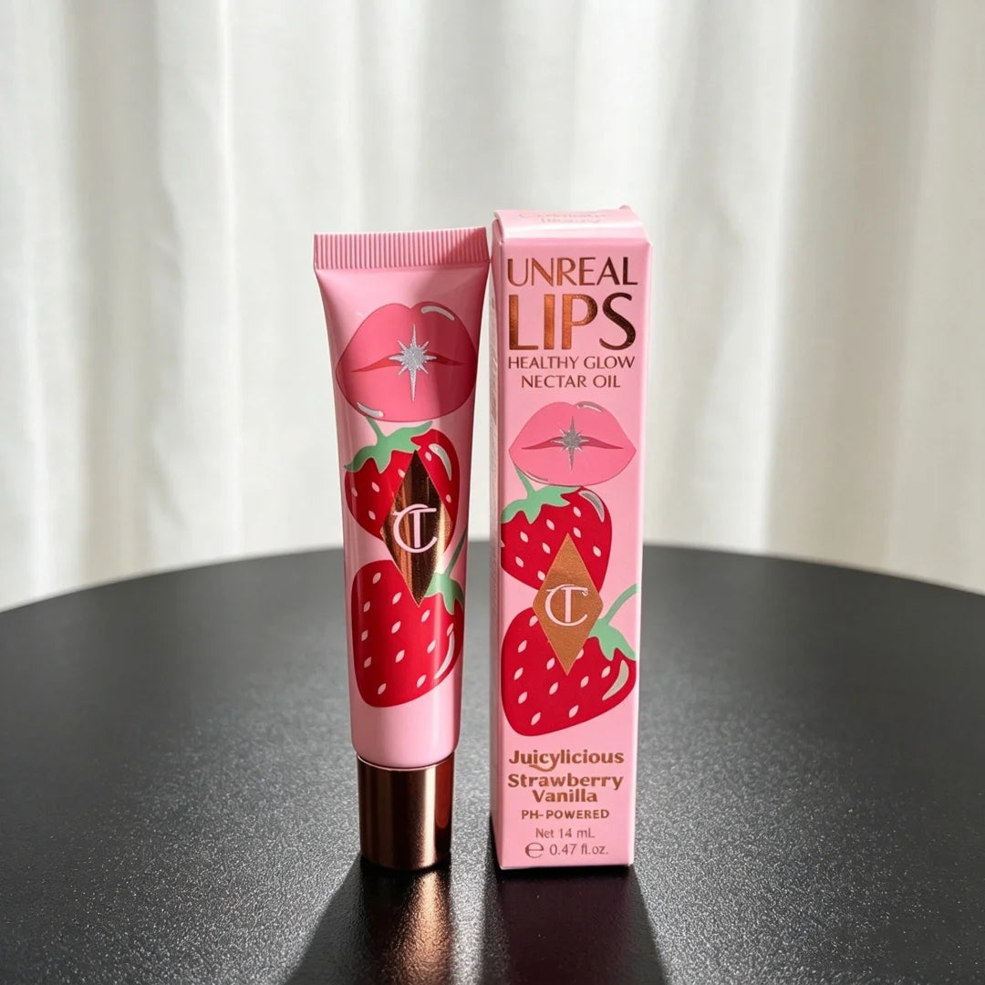 Charlotte Tilbury Lip Gloss Moisturizing Hydrating Silky Exfoliating Long-lasting Concealing Everyday Cosmetics With Packaging