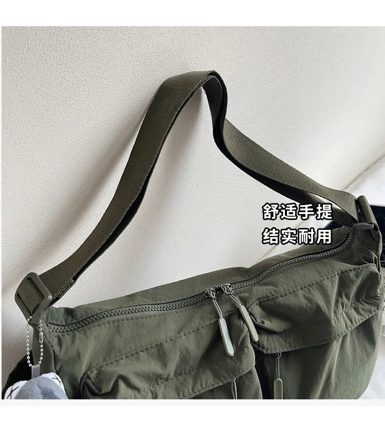 Spring and summer canvas bag women's new hot selling women's bag Youjia high-end sense one-shoulder crossbody bag light luxury n