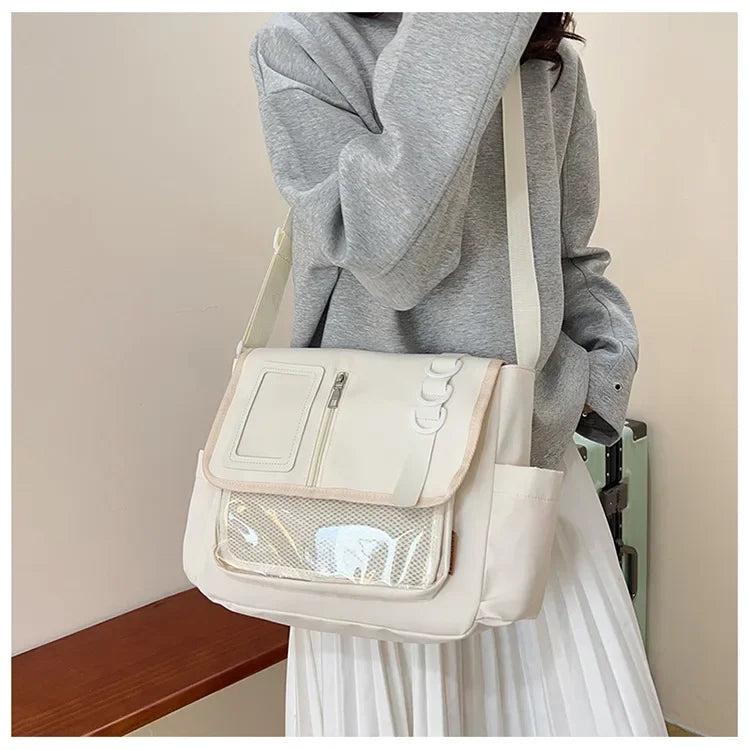Y2K Fashion Transparent Ita Bag Backpack Style
