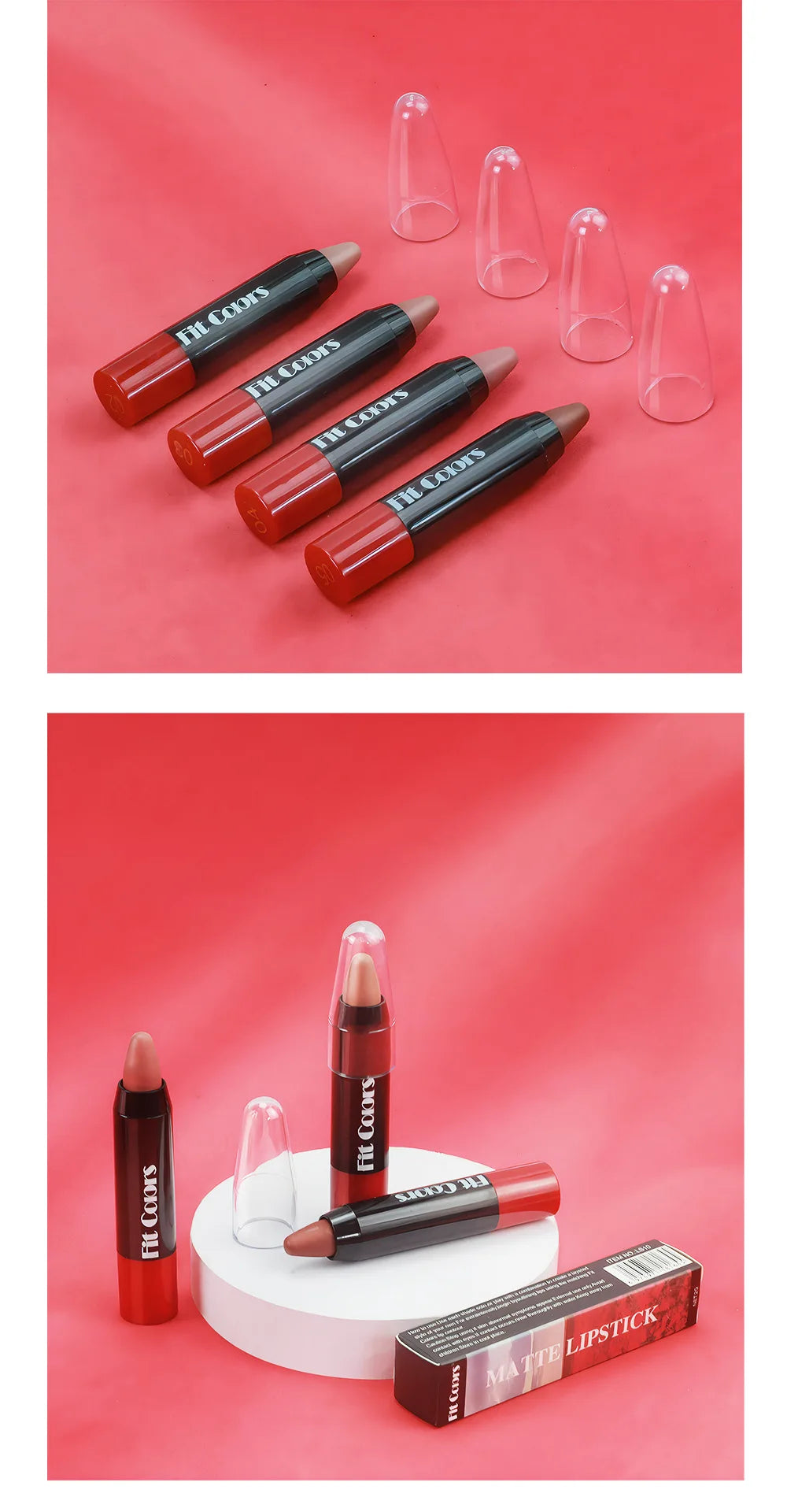 Matte Brown Lip Liner Pencil Lip Outline Contouring Lasting Waterproof Lipstick Crayon Pigments Moisturizing Lip Balm Cosmetics