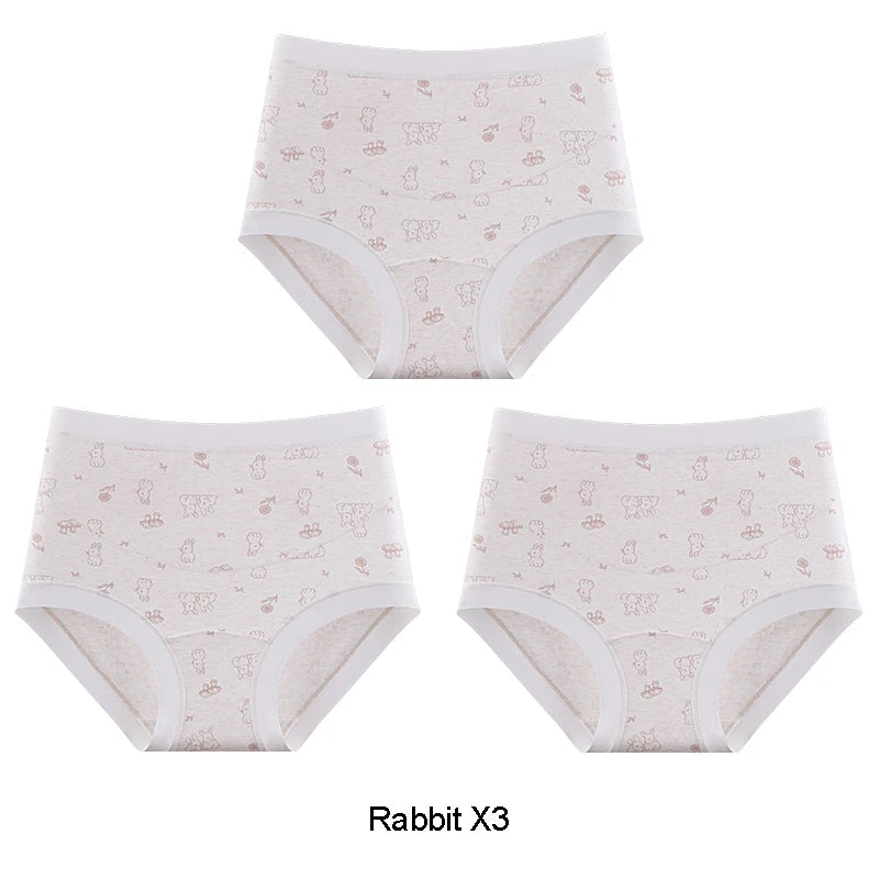 Postpartum Panties Breathable Women's Cotton Briefs Cartoon Intimate Clothes for Women Maternity Underwear Pregnant Panty Gifts