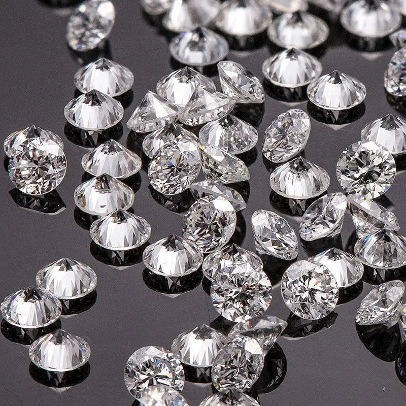 100% Real D Color VVS 3EX Lab Grown Diamond 1.3mm~3.4mm Without Certificate Loose Diamonds Diy For Jewllery Super White Pure