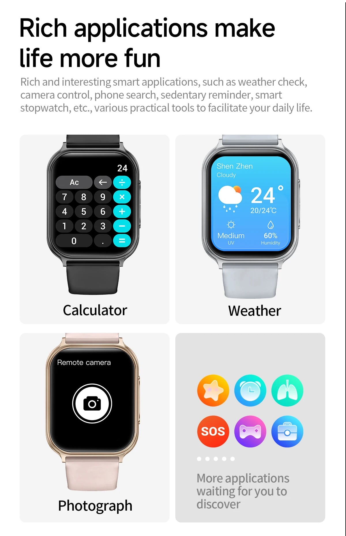 Bluetooth Call Fitness Smart Watch (2026 Model)