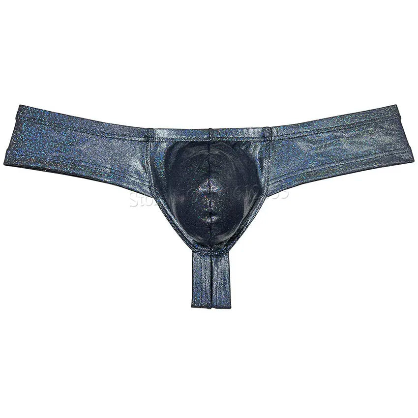 Sexy Men's Soft Wet Look Underwear Pouch Enhancing Underpants Hipster Mini Bikini Boxer Briefs