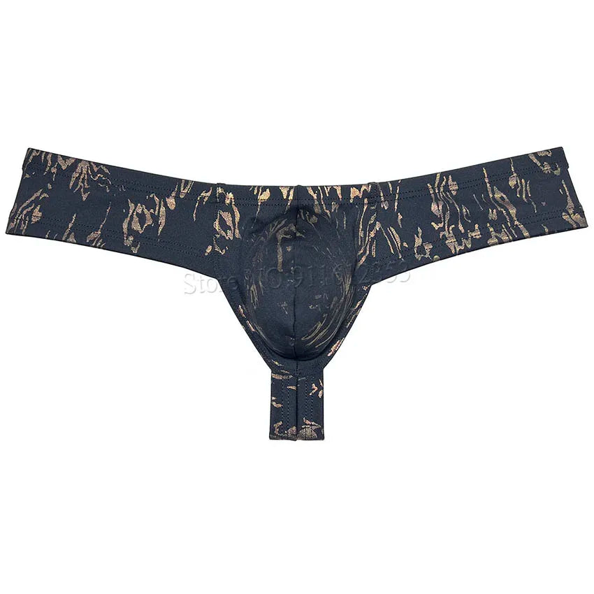Sexy Men's Soft Wet Look Underwear Pouch Enhancing Underpants Hipster Mini Bikini Boxer Briefs