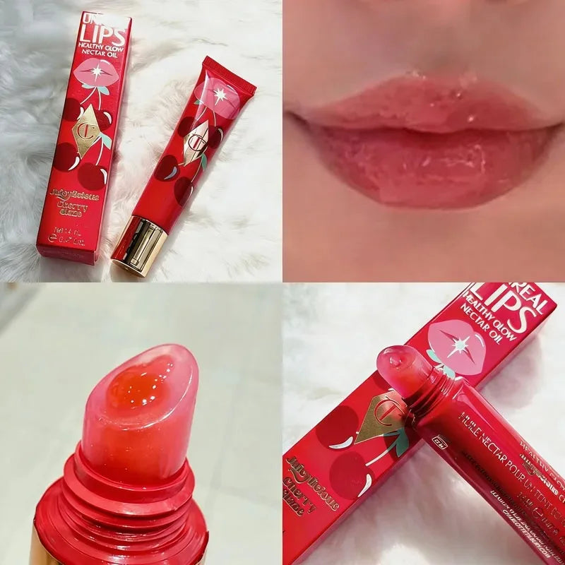 Charlotte Tilbury Lip Gloss Moisturizing Hydrating Silky Exfoliating Long-lasting Concealing Everyday Cosmetics With Packaging