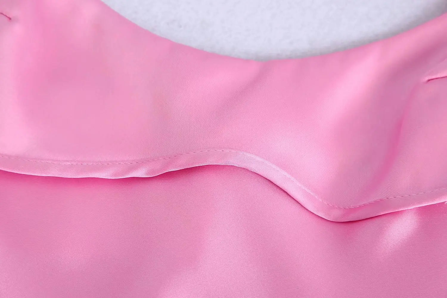 Suninheart Mid-calf Satin Dress Elegant Pink Sexy Sleeveless Cut Out Party Dresses Casual Holiday Birthday Women Clothing