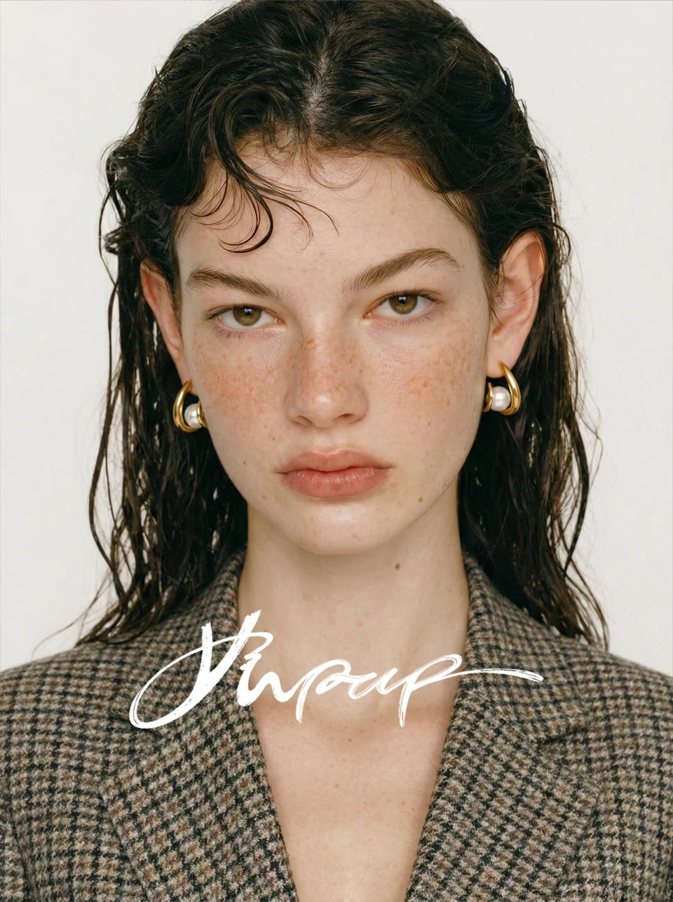 Yhpup New Arrival Simulated Pearls Design Daily Earrings Popular Korean Versatile Fashion Classy Jewelry Accessories PVD Plated