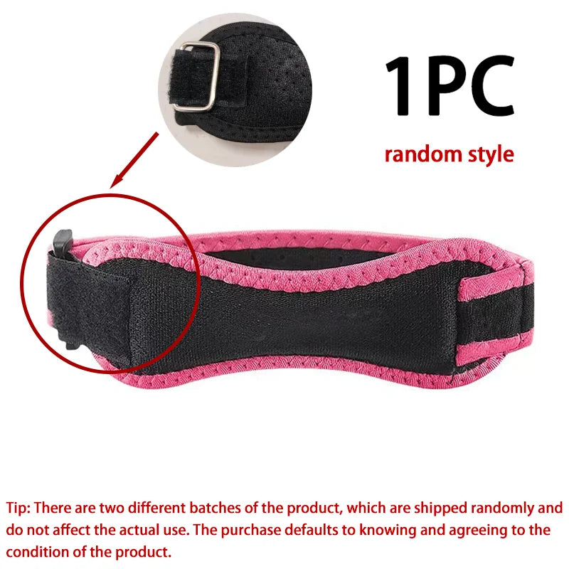 1PCS Adjustable Knee Pad Knee Pain Relief Patella Stabilizer Brace Support for Hiking Soccer Basketball Running Sport