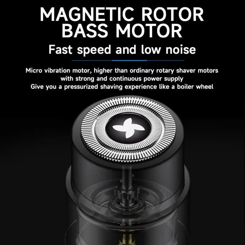 Mini Electric Shaver Portable Razors Leg Underarm Body Epilator Hair Beard Trimmer Travel Rotary Hair Remover