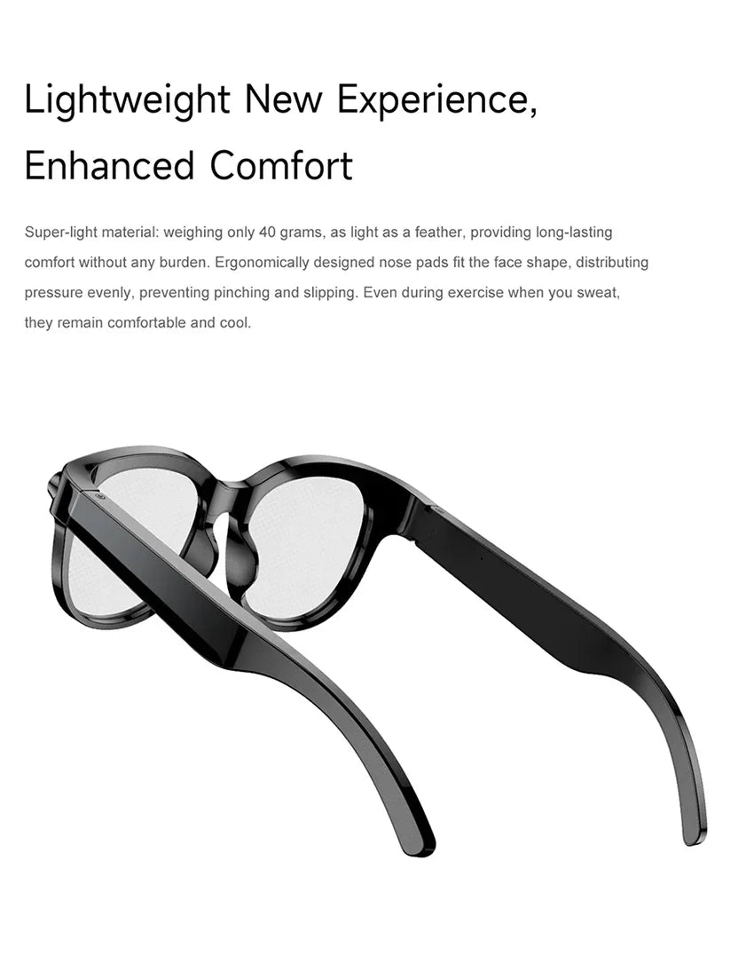 New Smart AI Glasses 800W Shooting Camera HD Photo Video Voice Call Translation Waterproof Bluetooth AI Motorcycle Glasses