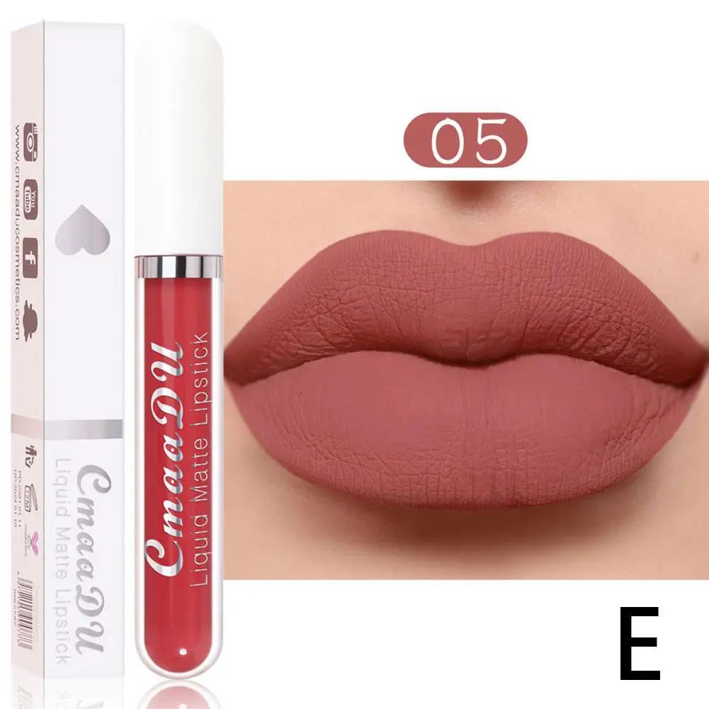 18-Color Waterproof Matte Liquid Lipstick
