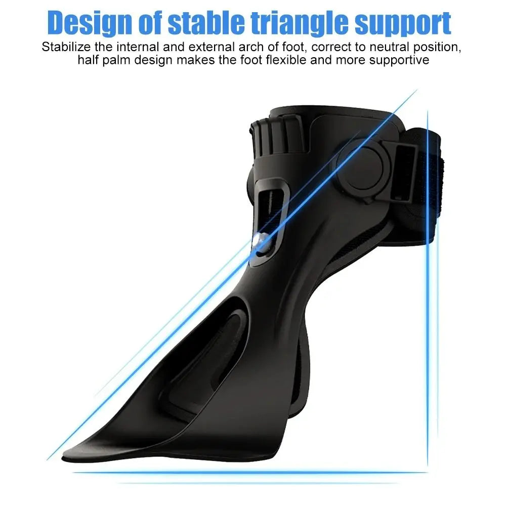 Knob Adjustment Plantar Fasciitis Splint Brace Buckle Airbag Dorsal Drop Foot Orthopedic Brace Comfortable Skin-friendly