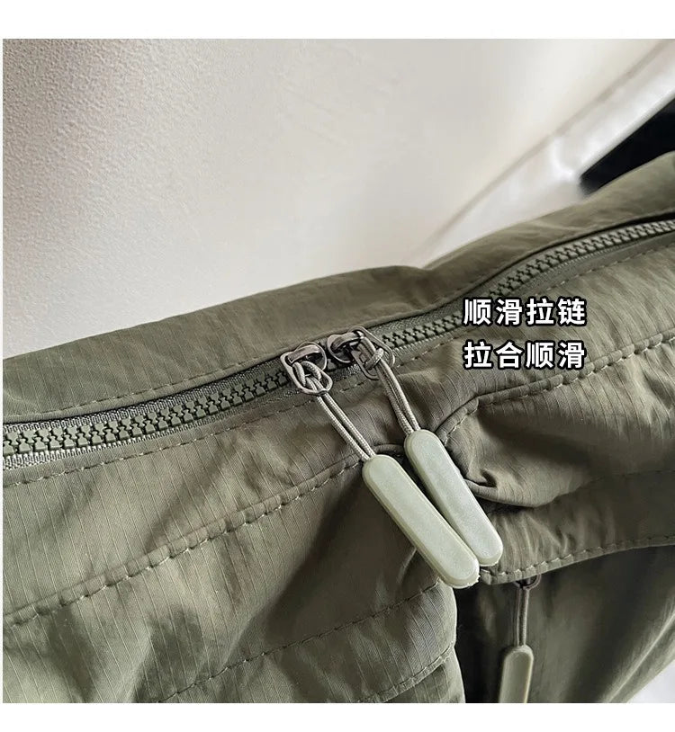 Spring and summer canvas bag women's new hot selling women's bag Youjia high-end sense one-shoulder crossbody bag light luxury n