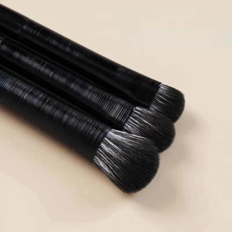 6-Piece Eye Makeup Brush Set: Professional Soft Contour Eyeshadow Brush, Small Eye Makeup Brushes for Detailed Eye Makeup, Facia