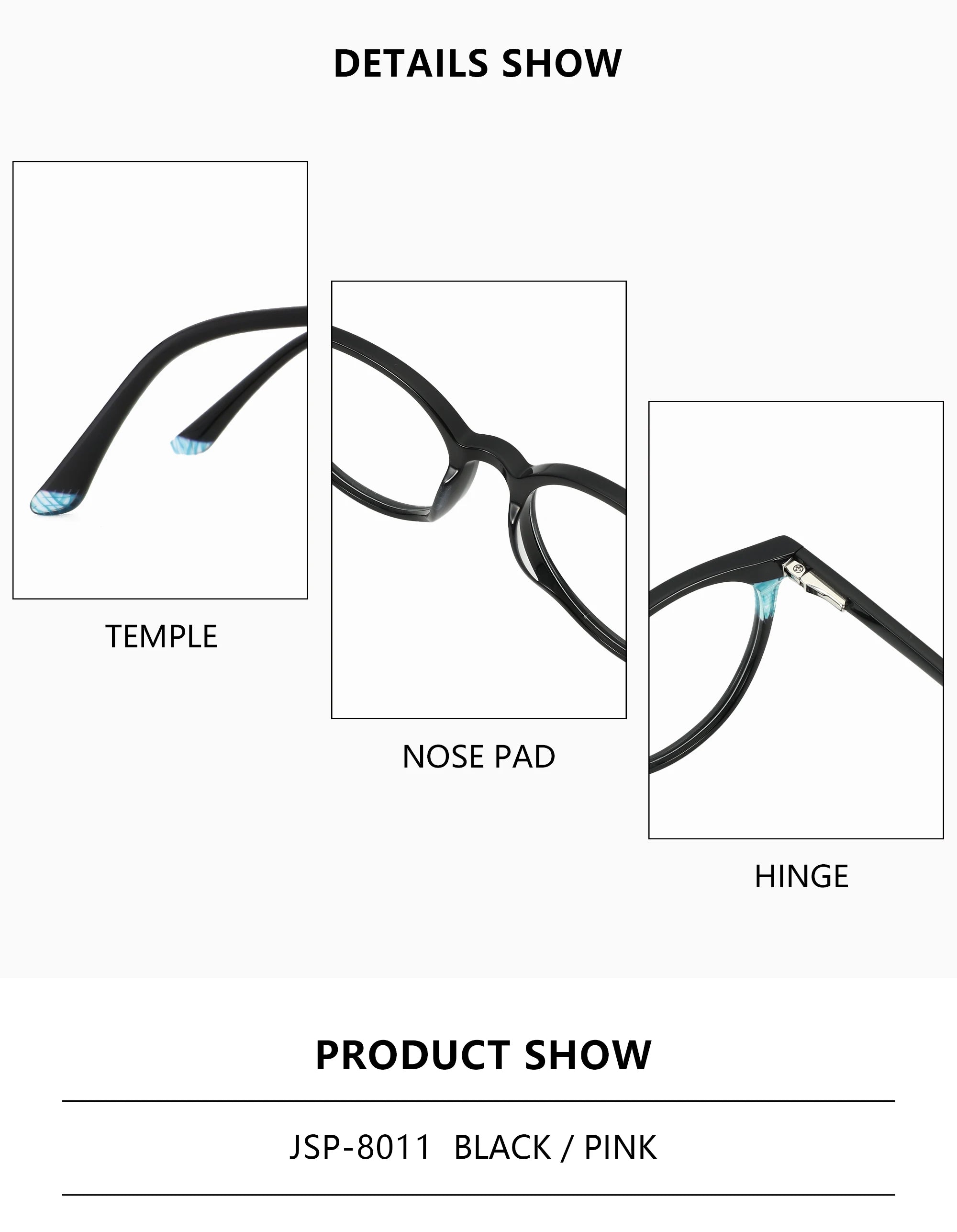 ZENOTTIC Fashion Unisex Round Non Prescription Optical Glasses Frame Clear Lens Comfortable Daily Casual Eyewear