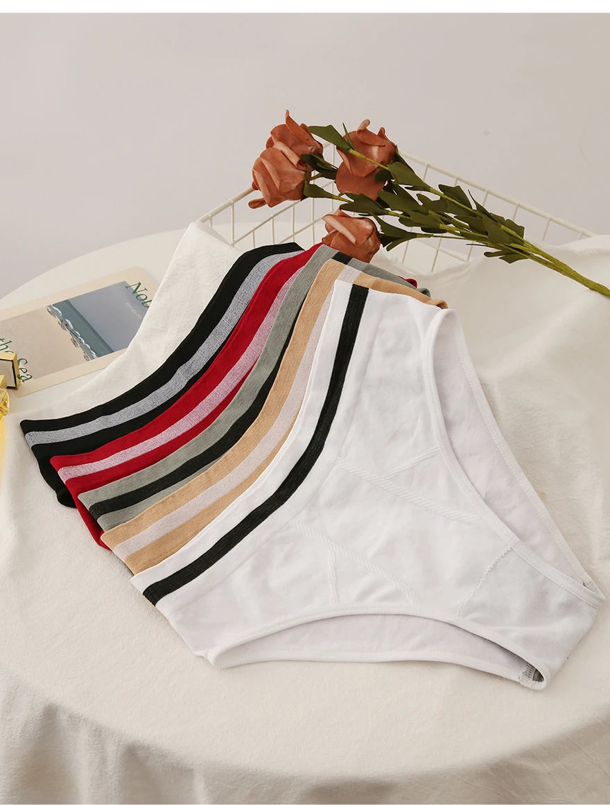 Women's Solid Color Seamless Lingerie, High Waist Sexy Comfortable Underwear, Summer Breathable Lightweight Women's Trousers