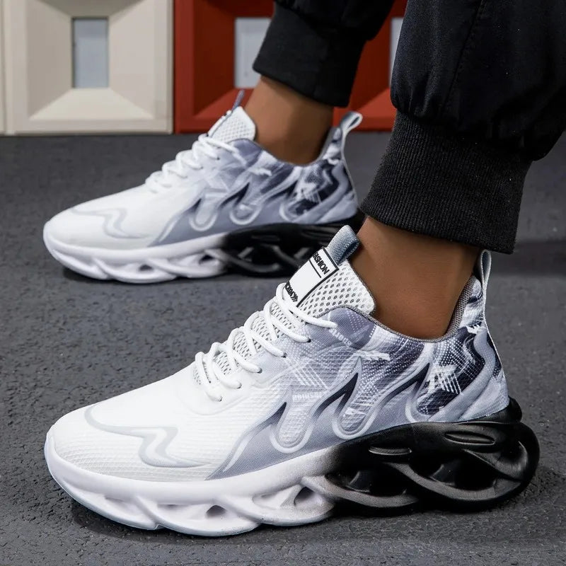 YRZL Running Shoes Men Women Sneakers Casual Sports Shoes Breathable Comfortable Tennis Shoes Woman Sneakers Size 36-45