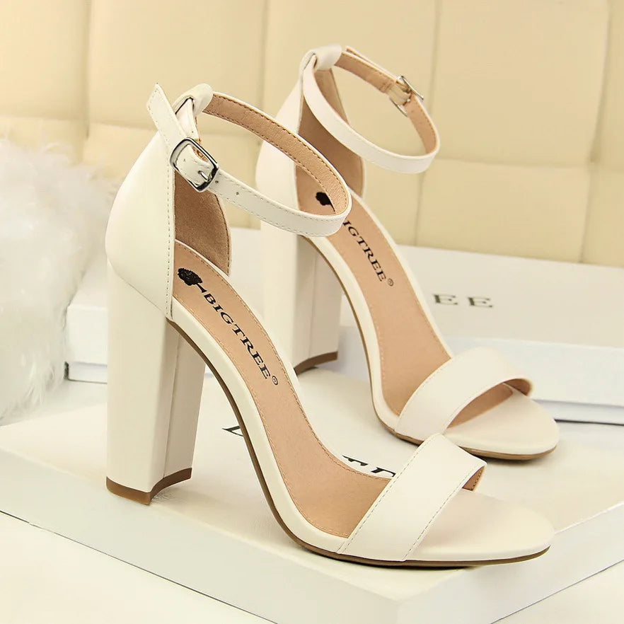 Summer Women’s Gladiator Block Heel Sandals
