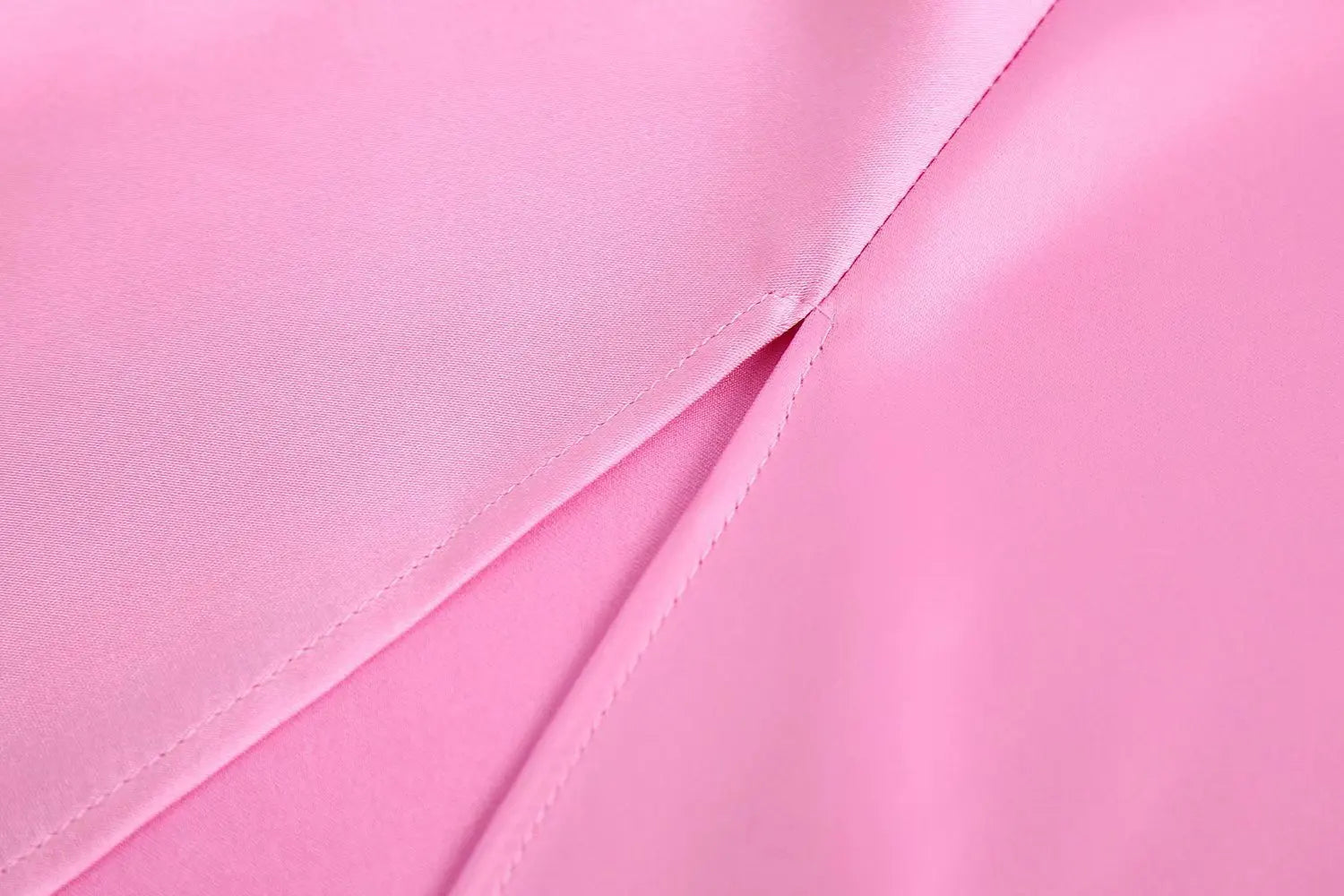 Suninheart Mid-calf Satin Dress Elegant Pink Sexy Sleeveless Cut Out Party Dresses Casual Holiday Birthday Women Clothing