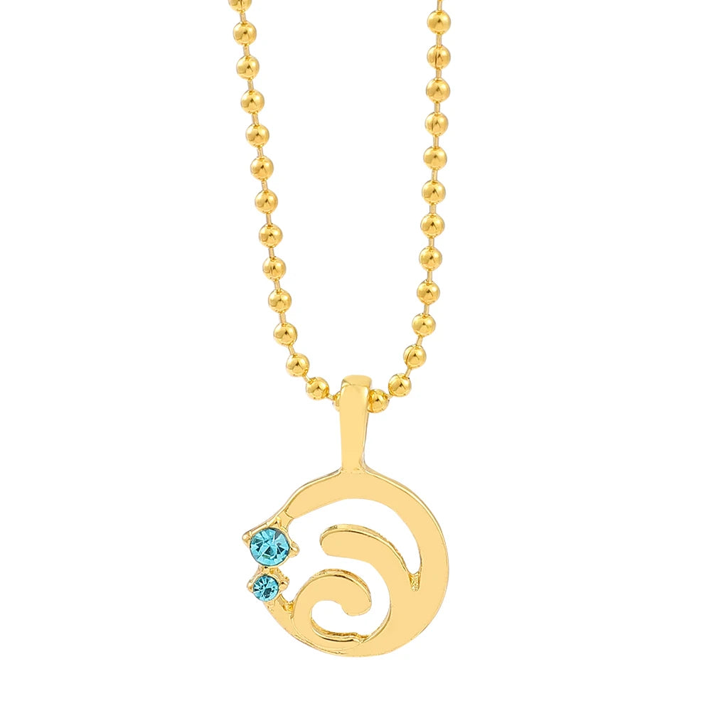 Fashion Genshin Impact Necklace Accessories Pyro Hydro Anemo Eye of God Element Symbol Game Gift For Friends Fan Jewelry