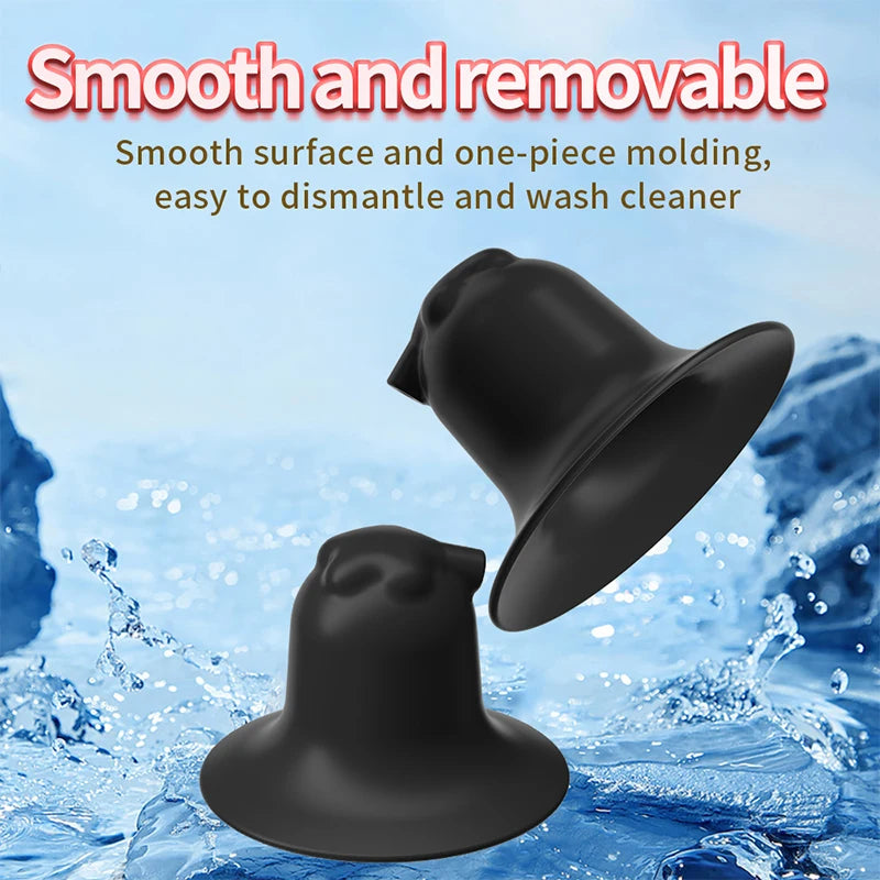 Electric Shock Nipple Sucker Enlarger Nipple Clamp Pussy Pump Clit Clip Vacuum Stimulate Breast Enlarger Sextoy For Women Men SM