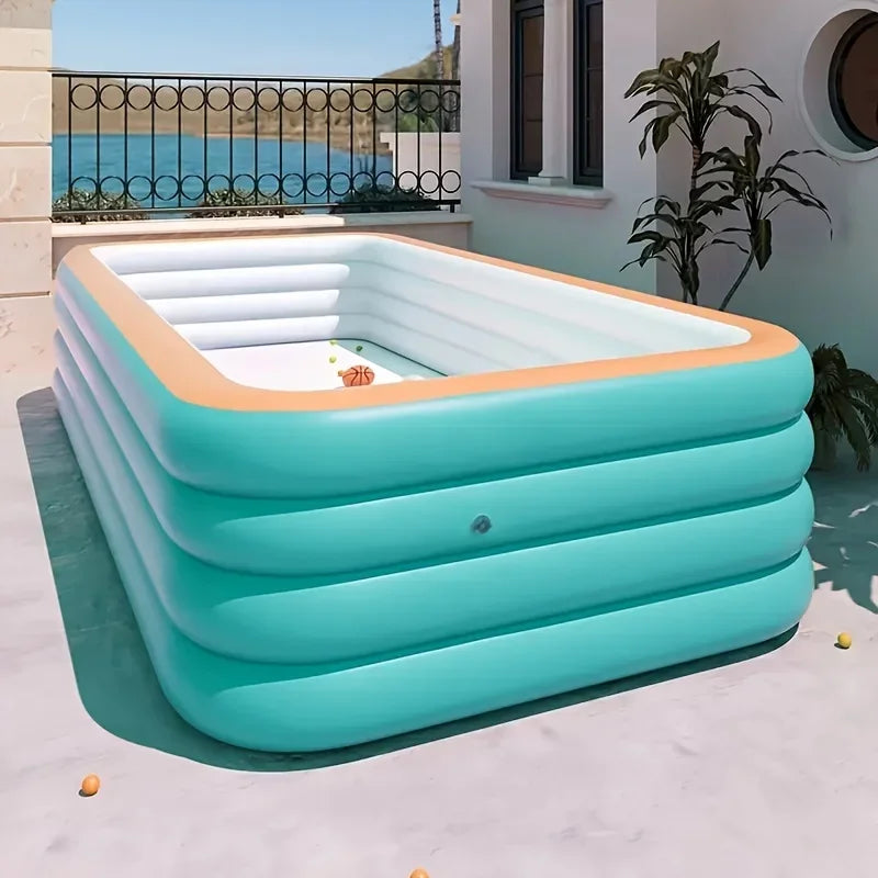 Inflatable Swimming Pool Outdoor PVC Bathtub Garden Thickening   for Adults Kids Summer Water Party Backyard Garden